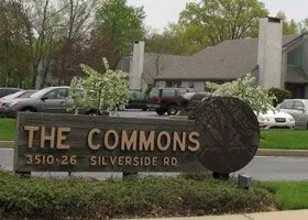 Office sign at the Commons